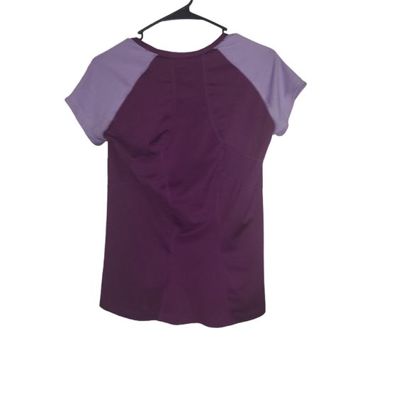 Nike Dri-Fit Purple‎ Shirt Stretchy Tennis Athletic  Top Women's Size Medium - Picture 2 of 3
